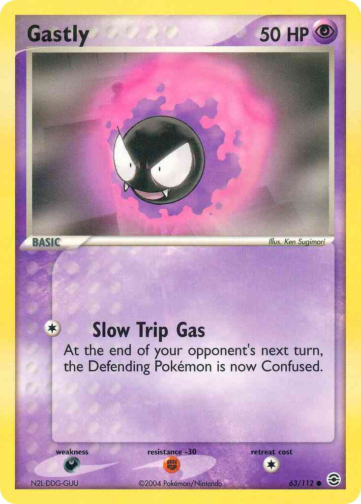 Gastly - 63/112 - Common [ex6-63] [Reverse Holo]