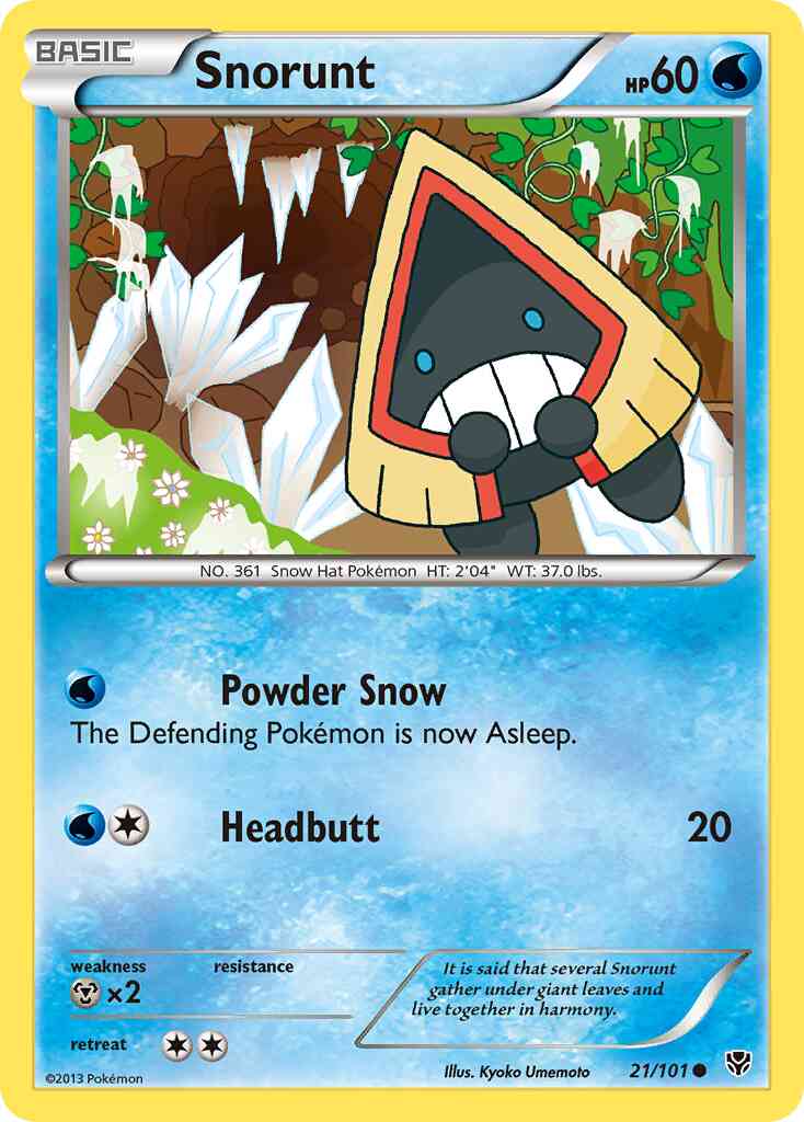 Snorunt - 21/101 - Common [bw10-21] [Reverse Holo]