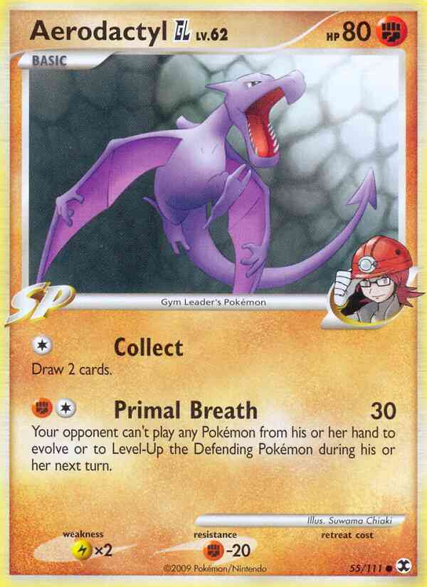 Aerodactyl GL - 55/111 - Common [pl2-55] [Non-Holo]