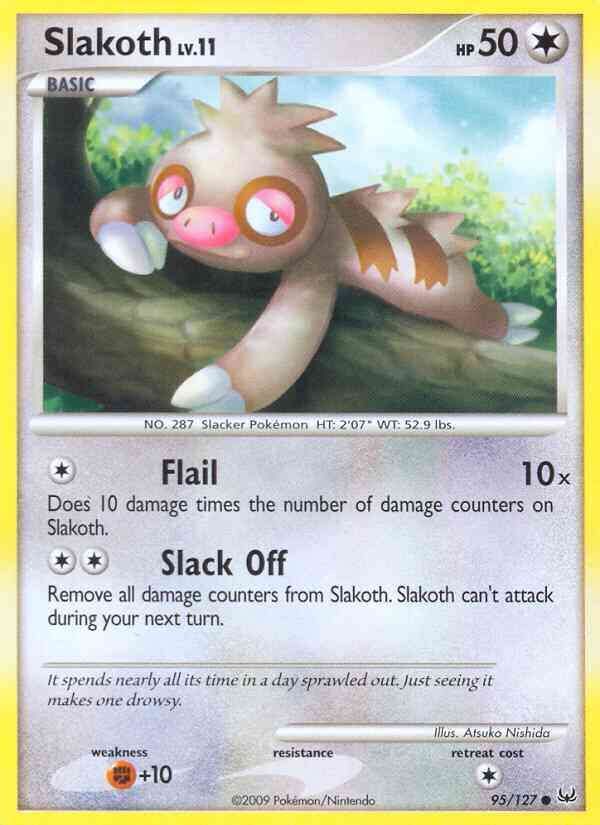 Slakoth - 95/127 - Common [pl1-95] [Reverse Holo]