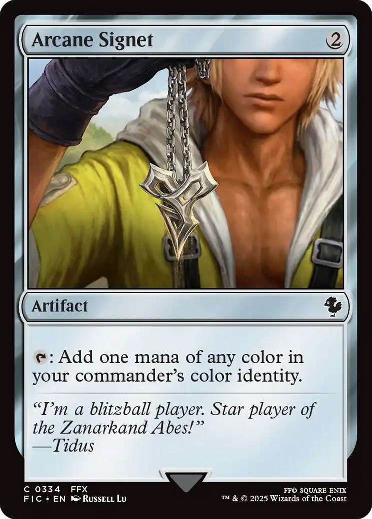 Arcane Signet [334] [FFX] [FINAL FANTASY: Commander] [Non-Foil]