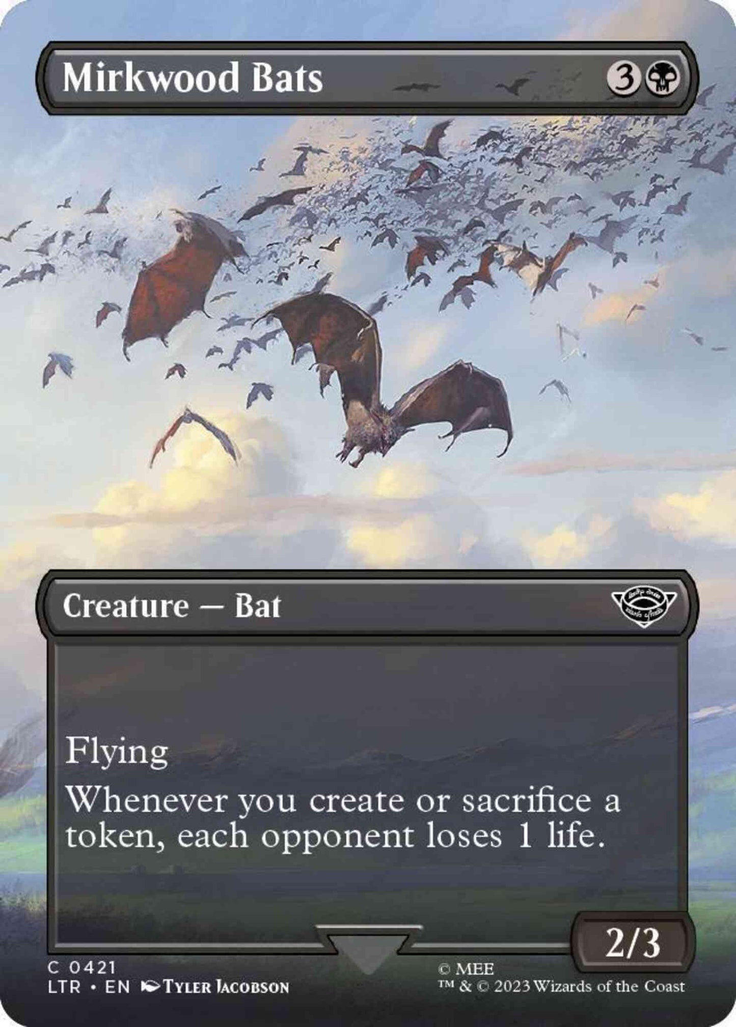 Mirkwood Bats [421] [Borderless] [The Lord of the Rings: Tales of Middle-earth] [Non-Foil]