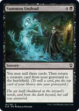 Summon Undead [151] [Commander Legends: Battle for Baldur's Gate] [Non-Foil]