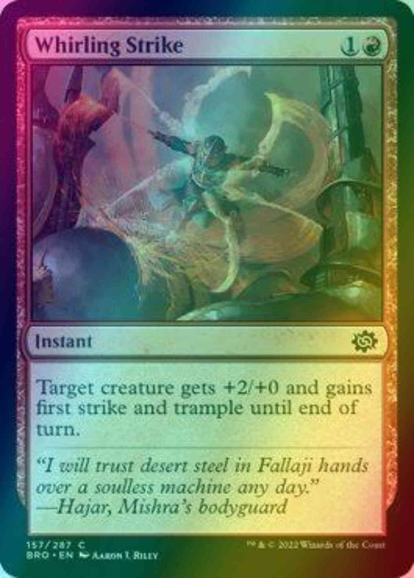 Whirling Strike [157] [The Brothers' War] [Foil]