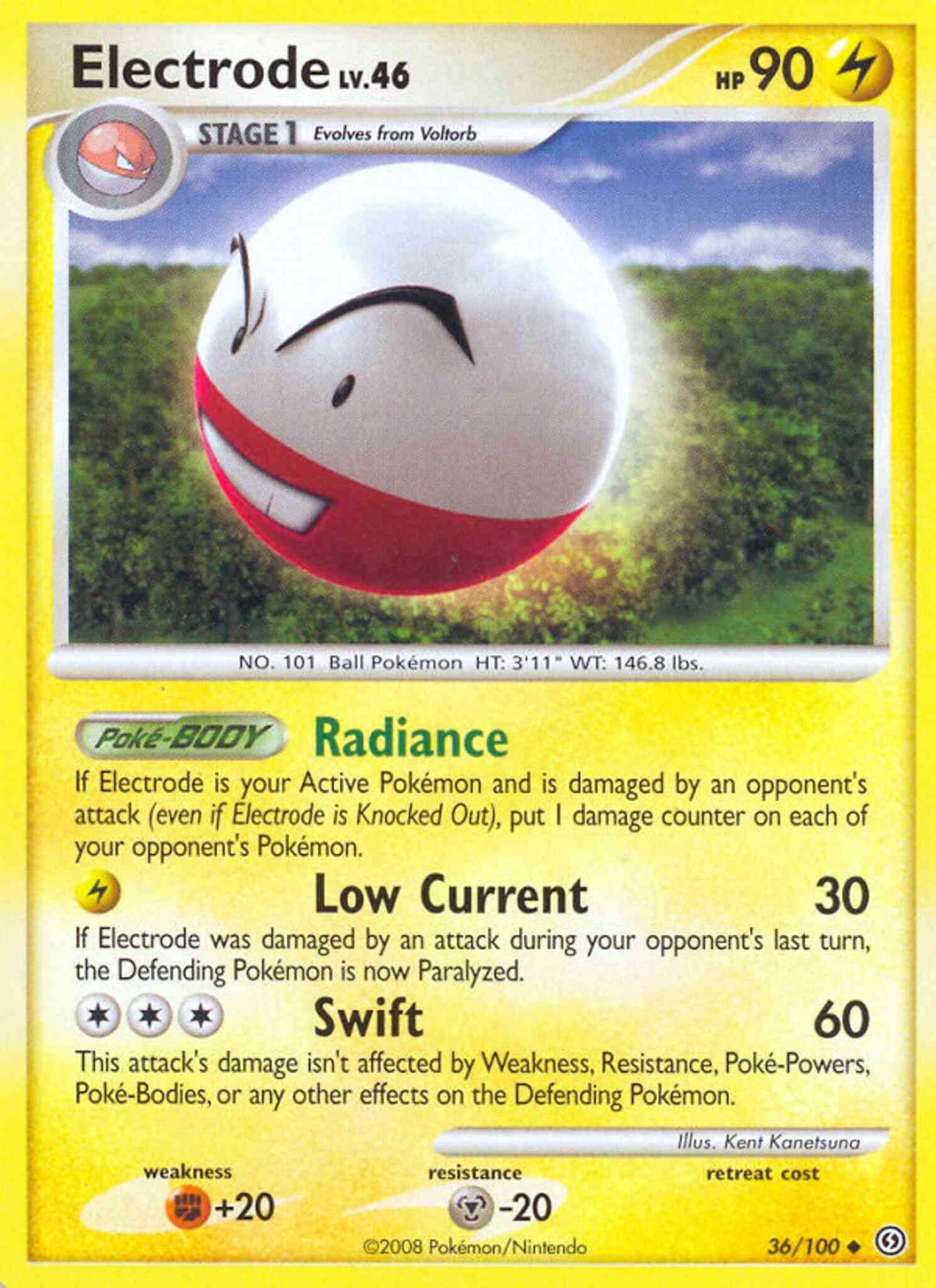 Electrode - 36/100 - Uncommon [dp7-36] [Reverse Holo]