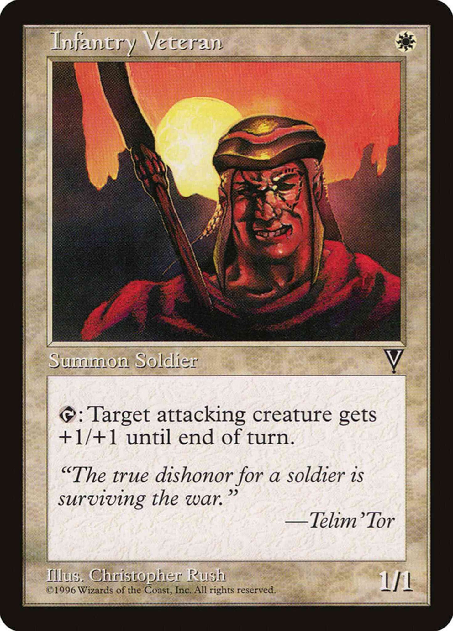 Infantry Veteran [9] [Visions] [Non-Foil]