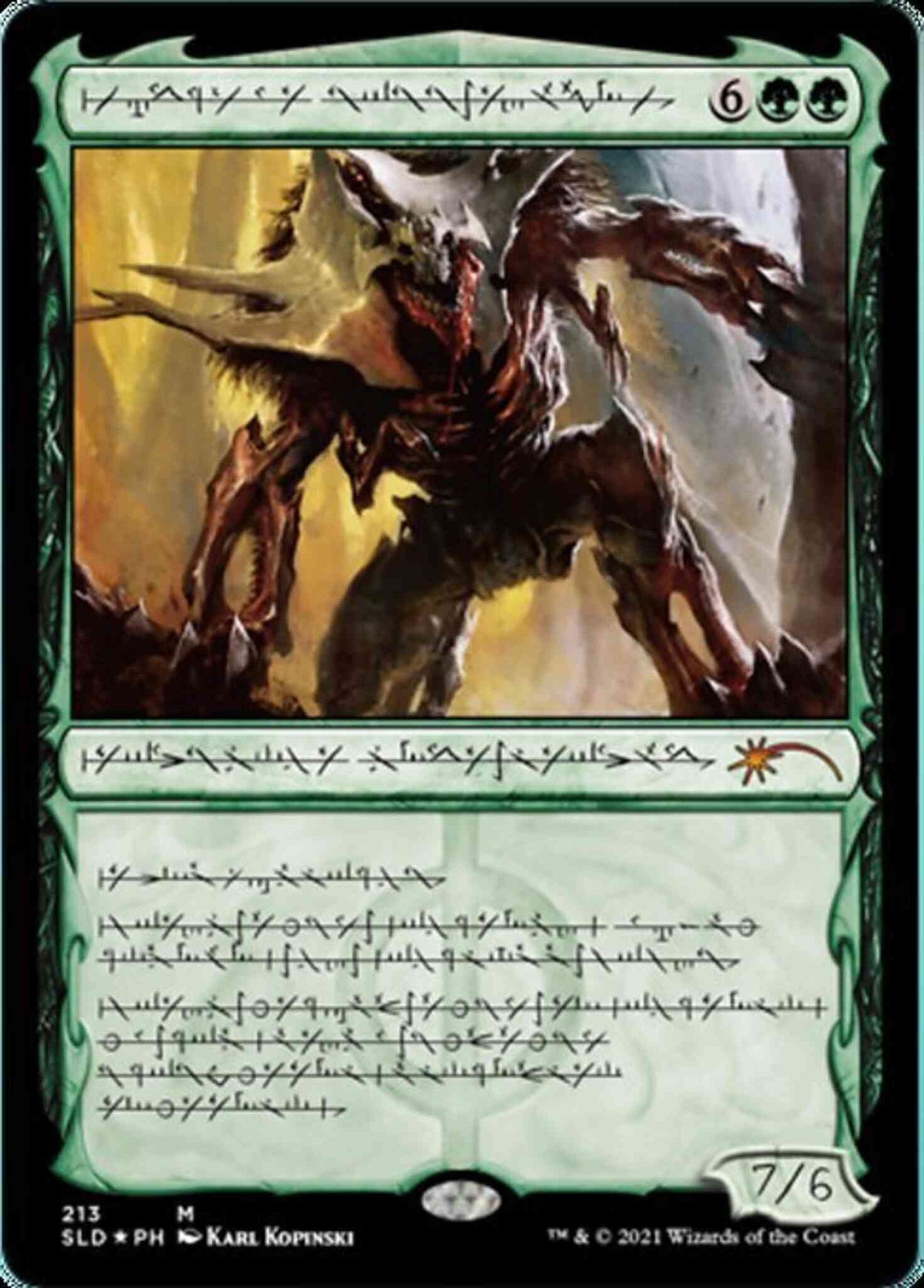 Vorinclex, Voice of Hunger - Phyrexian [0213] [Phyrexian Showcase] [Praetors: Compleat Edition] [Secret Lair Drop] [Non-Foil]