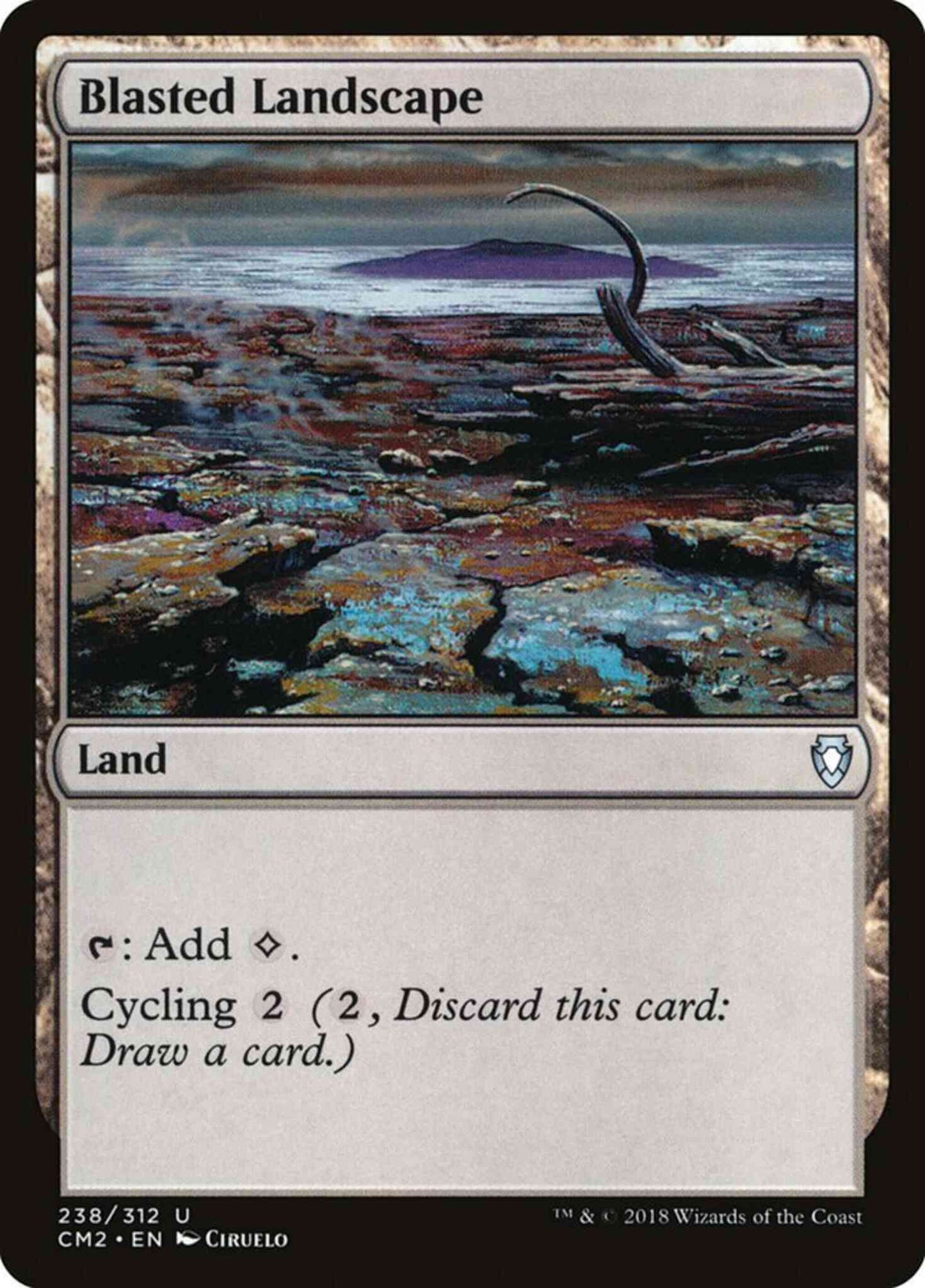 Blasted Landscape [238] [Commander Anthology Volume II] [Non-Foil]