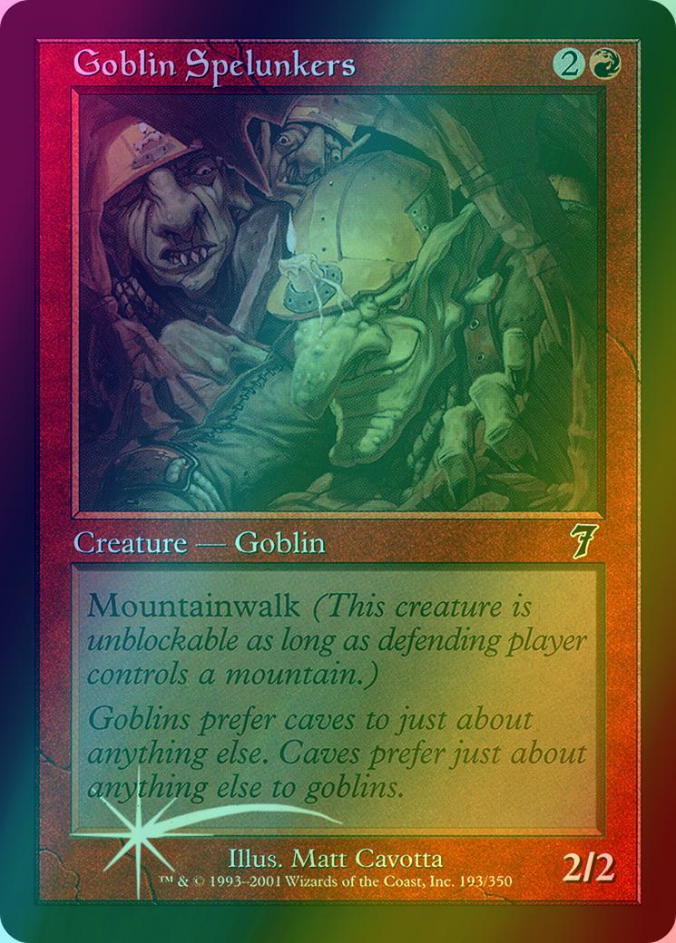 Goblin Spelunkers [193x] [Seventh Edition] [Foil]