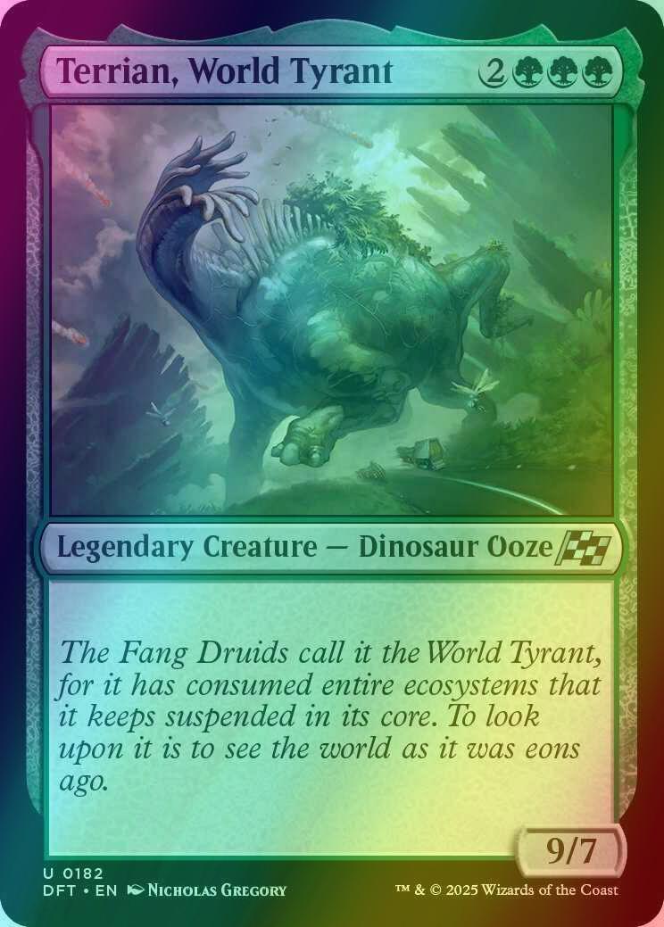 Terrian, World Tyrant [182] [Aetherdrift] [Foil]