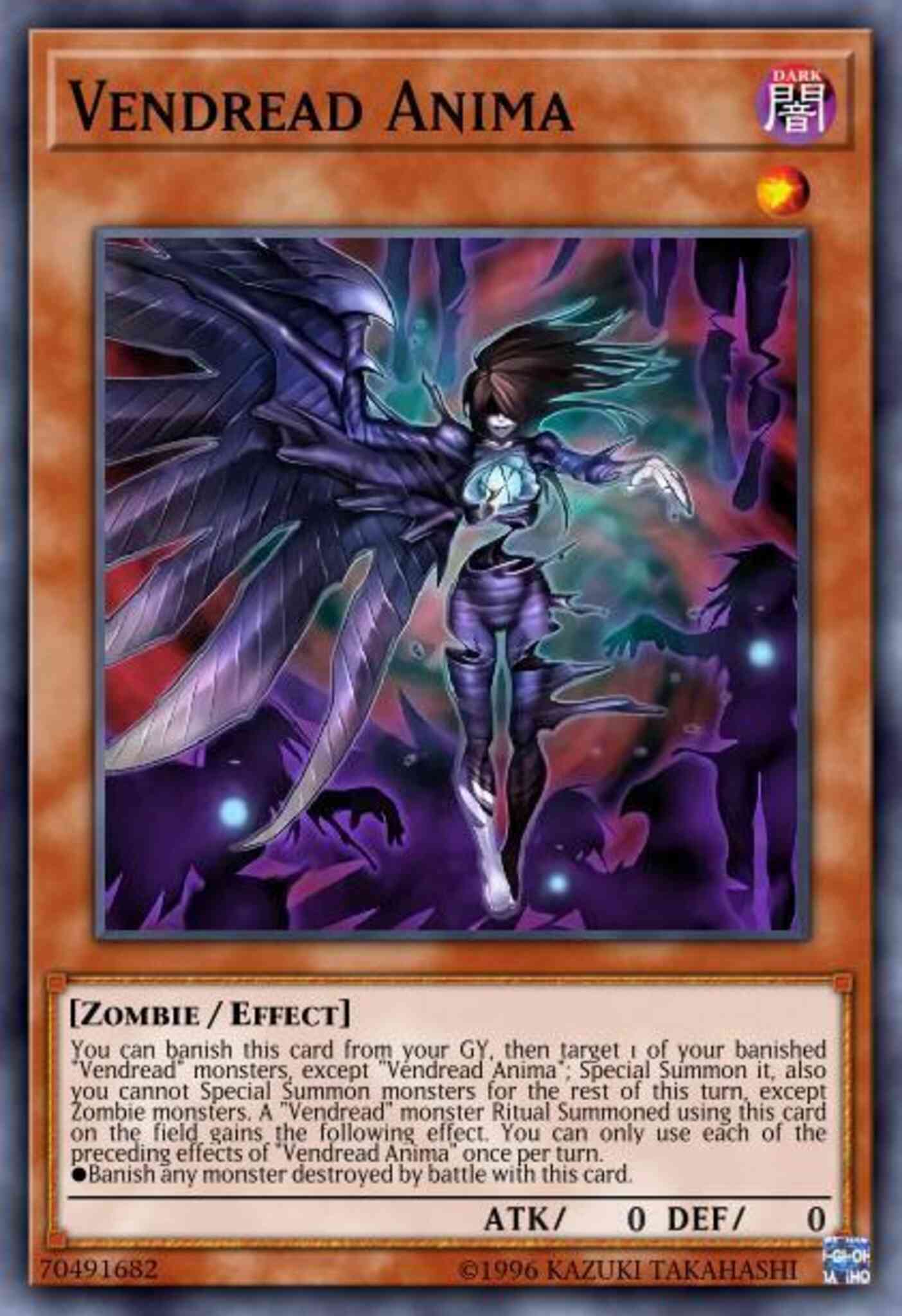 Vendread Anima - FLOD-EN083 - Rare - 1st Edition