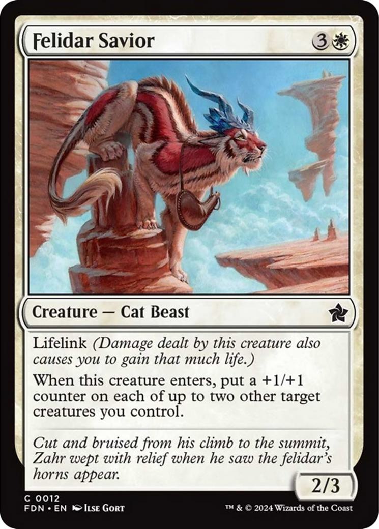 Felidar Savior [12] [Foundations] [Non-Foil]