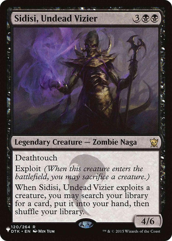 Sidisi, Undead Vizier [DTK-120] [The List] [Non-Foil]