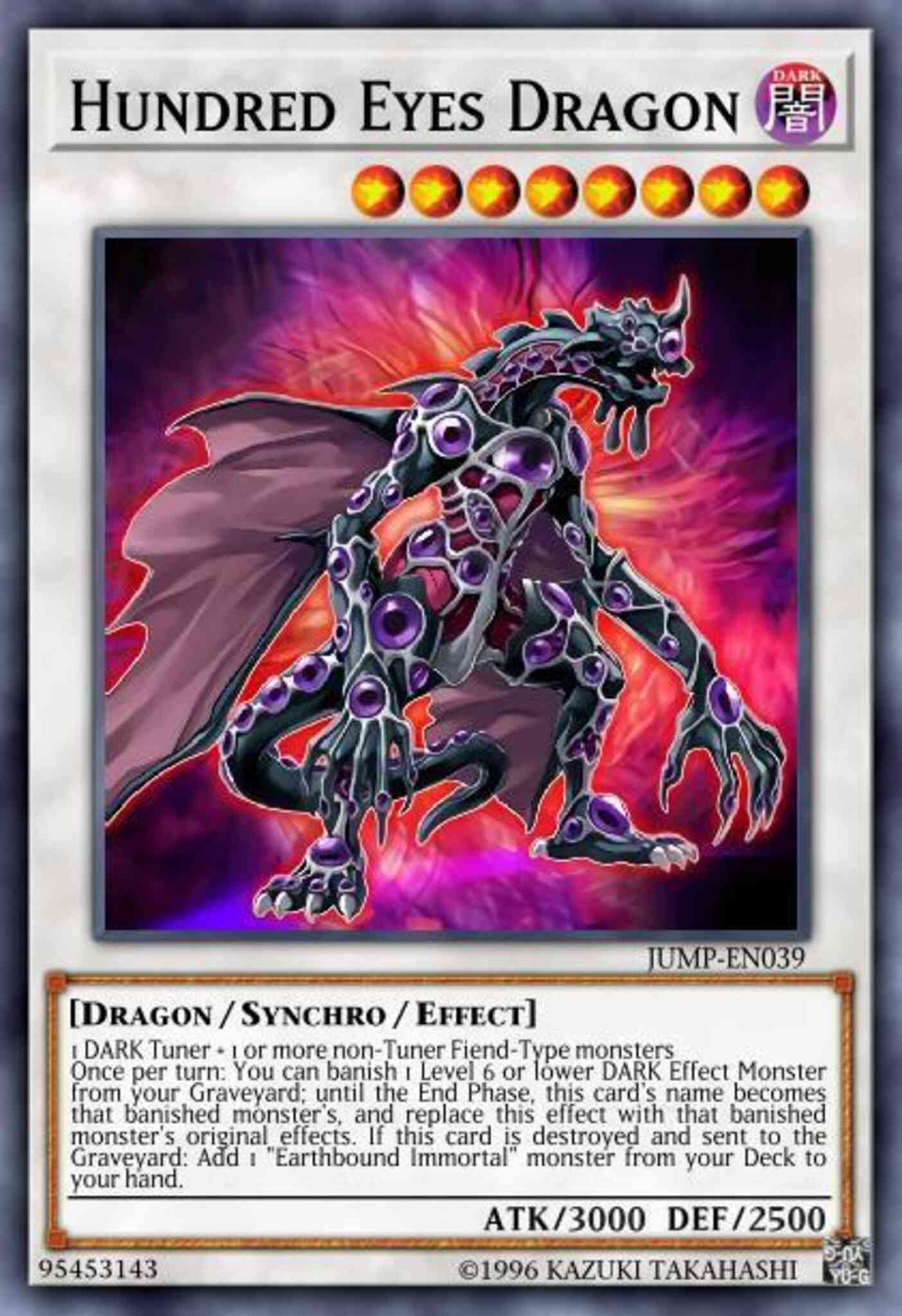 Hundred Eyes Dragon - LC5D-EN154 - Super Rare - 1st Edition