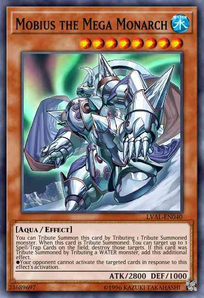 Mobius the Mega Monarch - LVAL-EN040 - Ghost Rare - 1st Edition