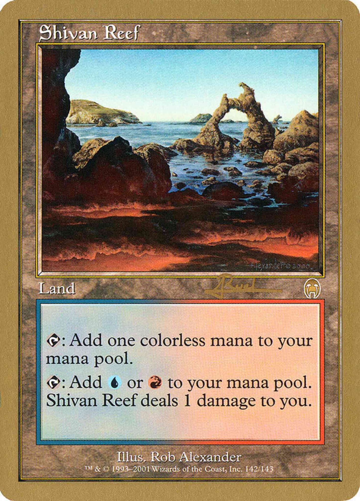 Shivan Reef [ar142] [World Championship Decks 2001] [Non-Foil]