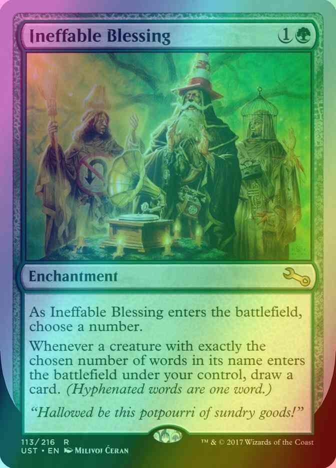 Ineffable Blessing [113f] [f] [Unstable] [Foil]