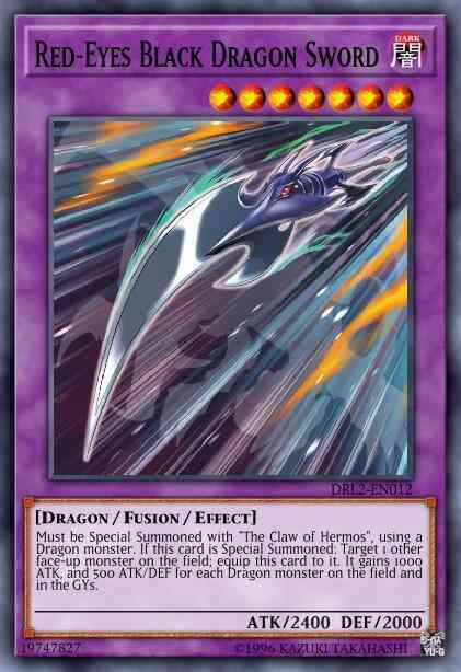 Red-Eyes Black Dragon Sword - DRL3-EN066 - Ultra Rare - 1st Edition