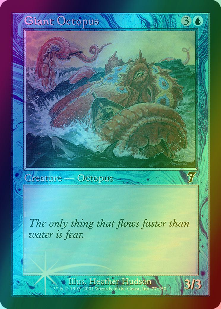 Giant Octopus [77x] [Seventh Edition] [Foil]