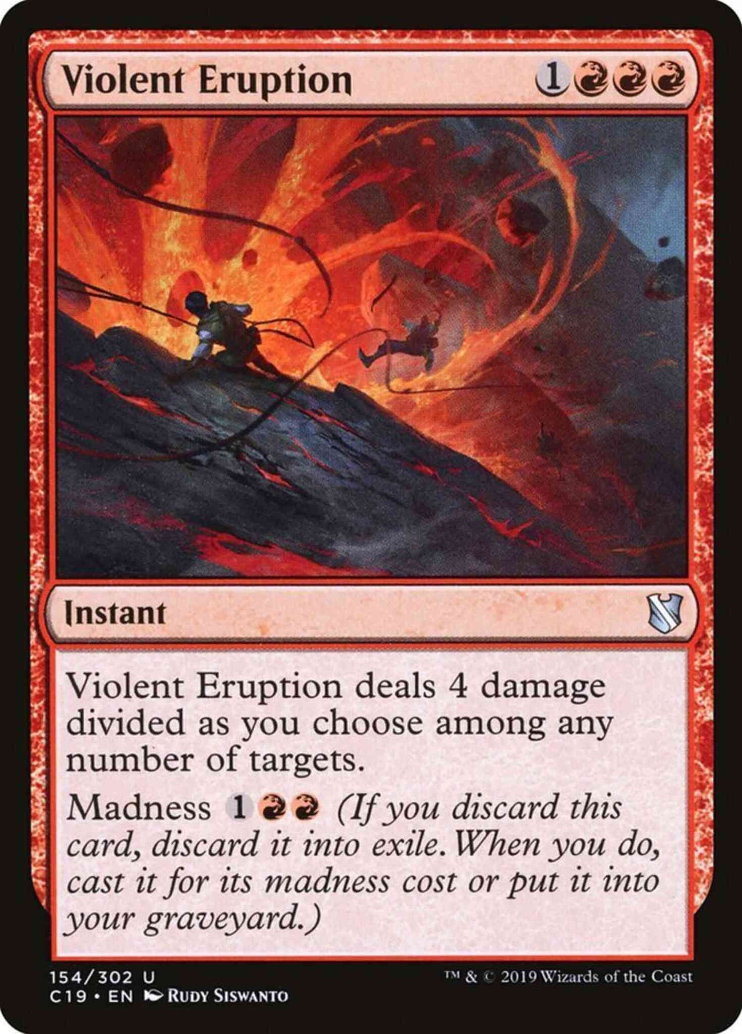 Violent Eruption [154] [Commander 2019] [Non-Foil]
