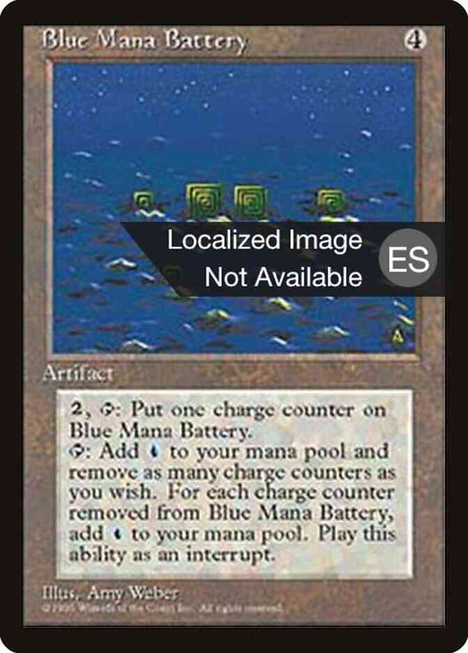 Blue Mana Battery - Japanese [300] [Fourth Edition Black Border: Japanese] [Non-Foil]