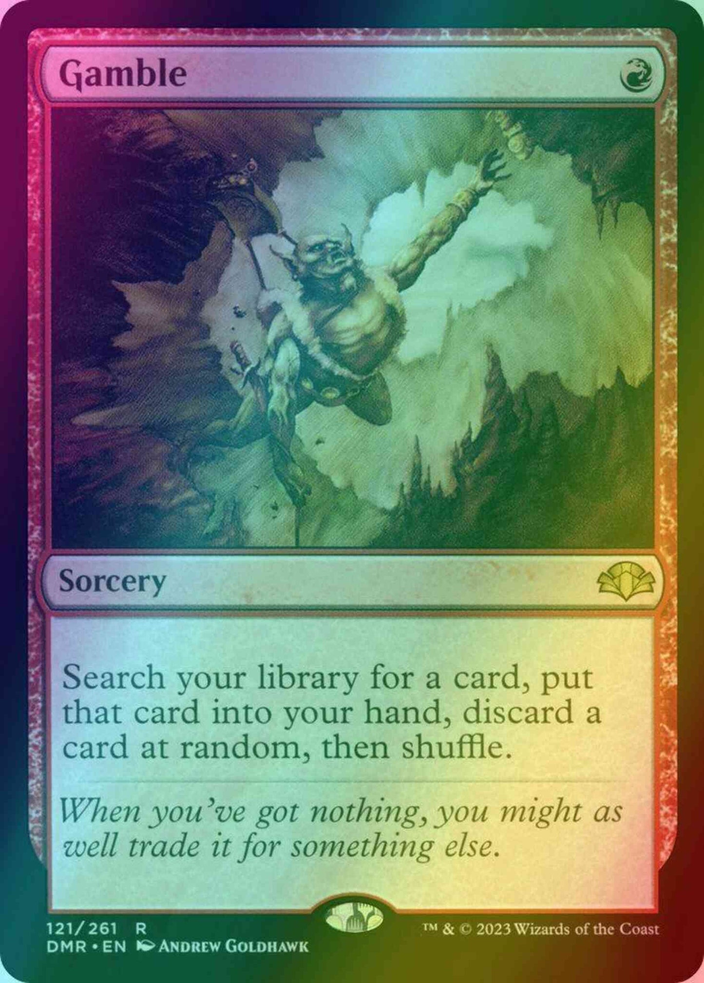 Gamble [121] [Dominaria Remastered] [Foil]