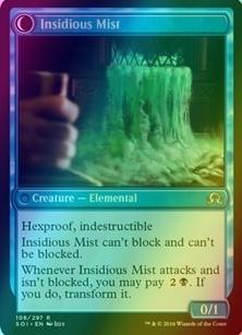 Elusive Tormentor // Insidious Mist [108] [Shadows over Innistrad] [Foil]