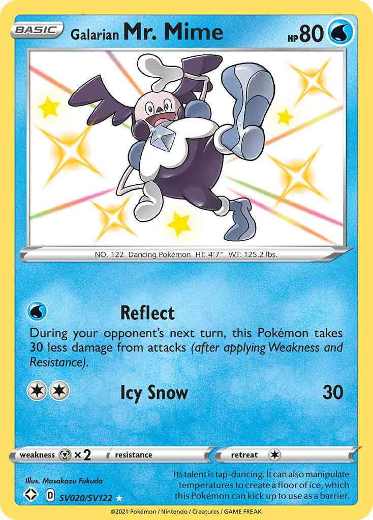 Galarian Mr. Mime - SV020/SV122 - Rare Shiny [swsh45sv-SV020] [Holo]