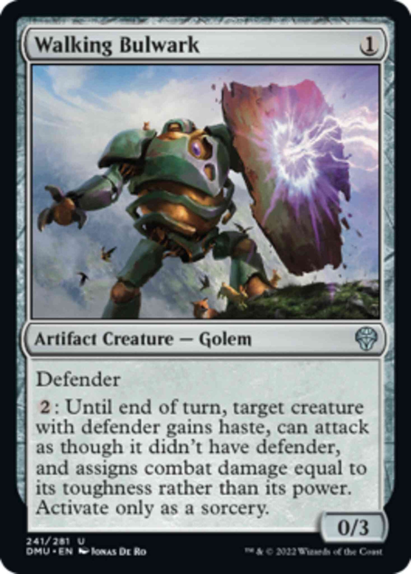 Walking Bulwark [241] [Dominaria United] [Non-Foil]