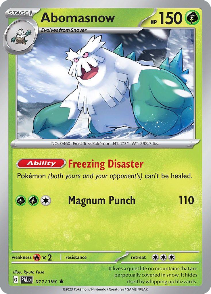 Abomasnow - 011/193 - Rare [sv02-011] [Holo]