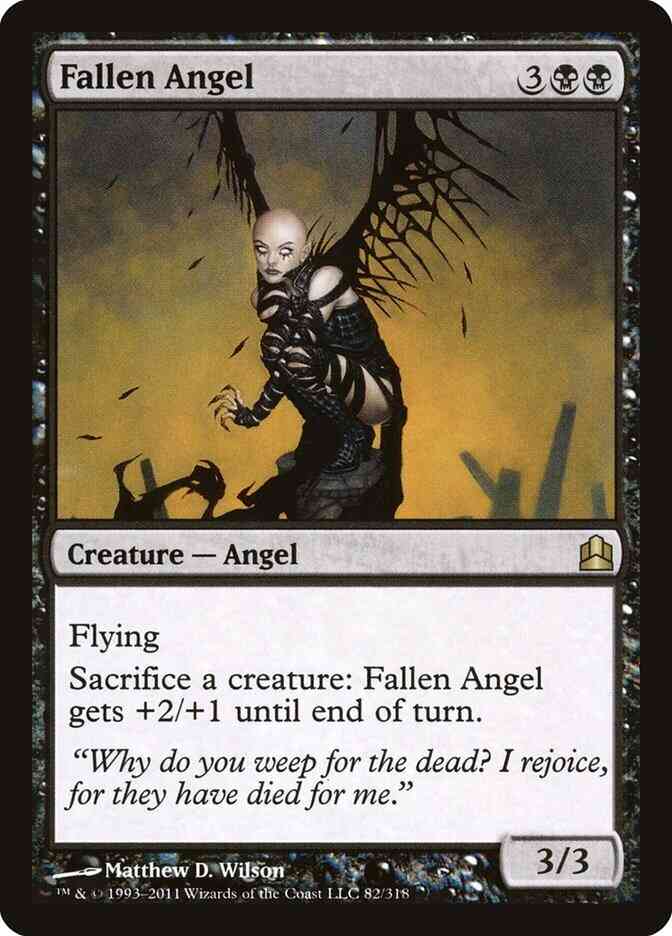 Fallen Angel [82] [Commander 2011] [Non-Foil]