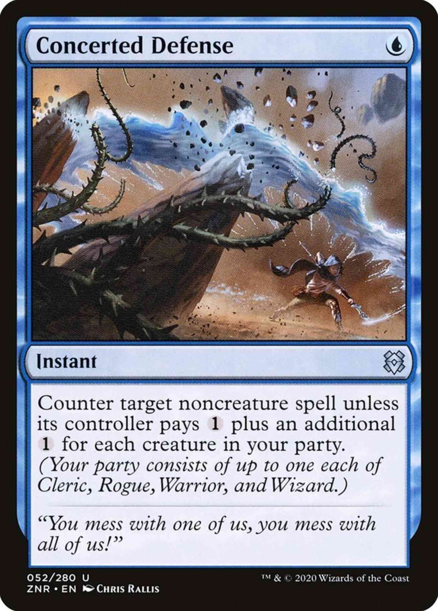 Concerted Defense [52] [Zendikar Rising] [Non-Foil]