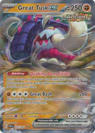 Great Tusk ex - 053/091 - Double Rare [sv045-053] [Ultra]