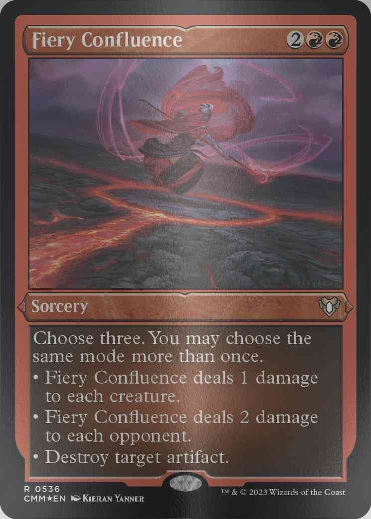 Fiery Confluence [536] [Commander Masters] [Etched Foil]