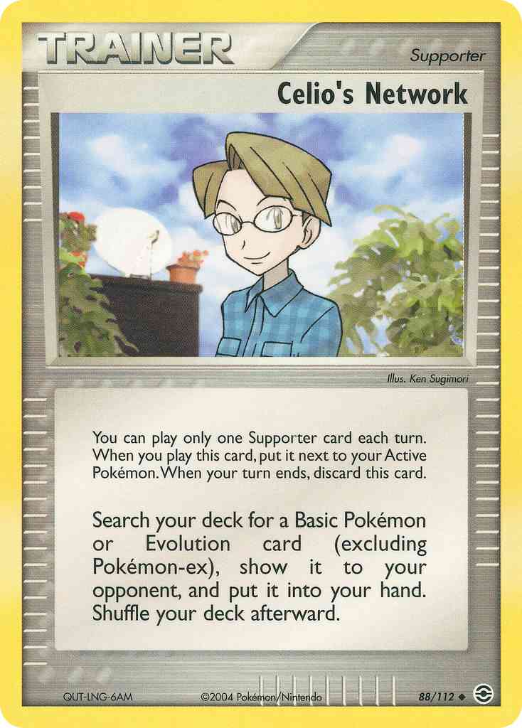 Celio's Network - 88/112 - Uncommon [ex6-88] [Reverse Holo]