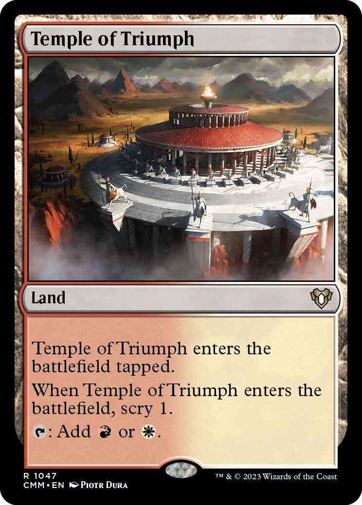 Temple of Triumph [1047] [Commander Masters] [Non-Foil]