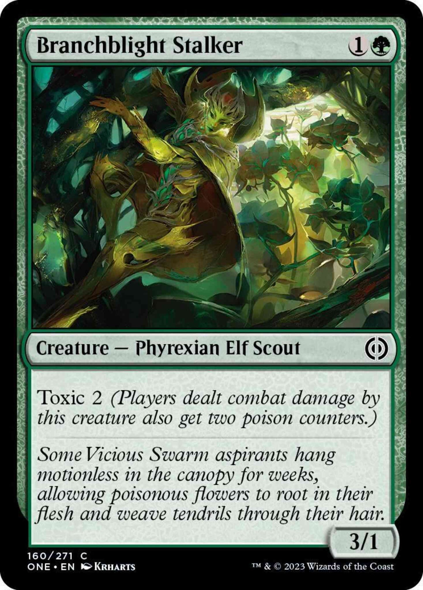 Branchblight Stalker [160] [Phyrexia: All Will Be One] [Non-Foil]