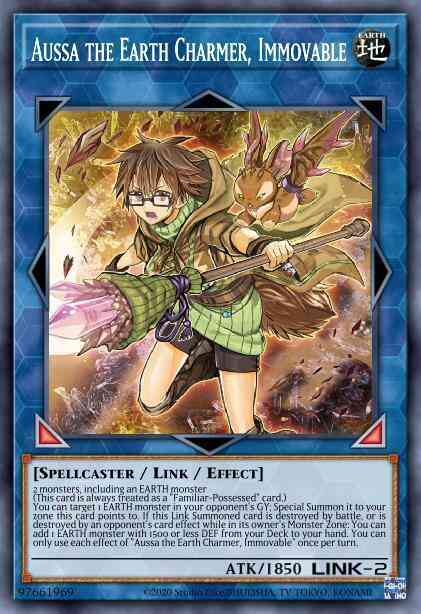 Aussa the Earth Charmer, Immovable - IGAS-EN048 - Rare - 1st Edition