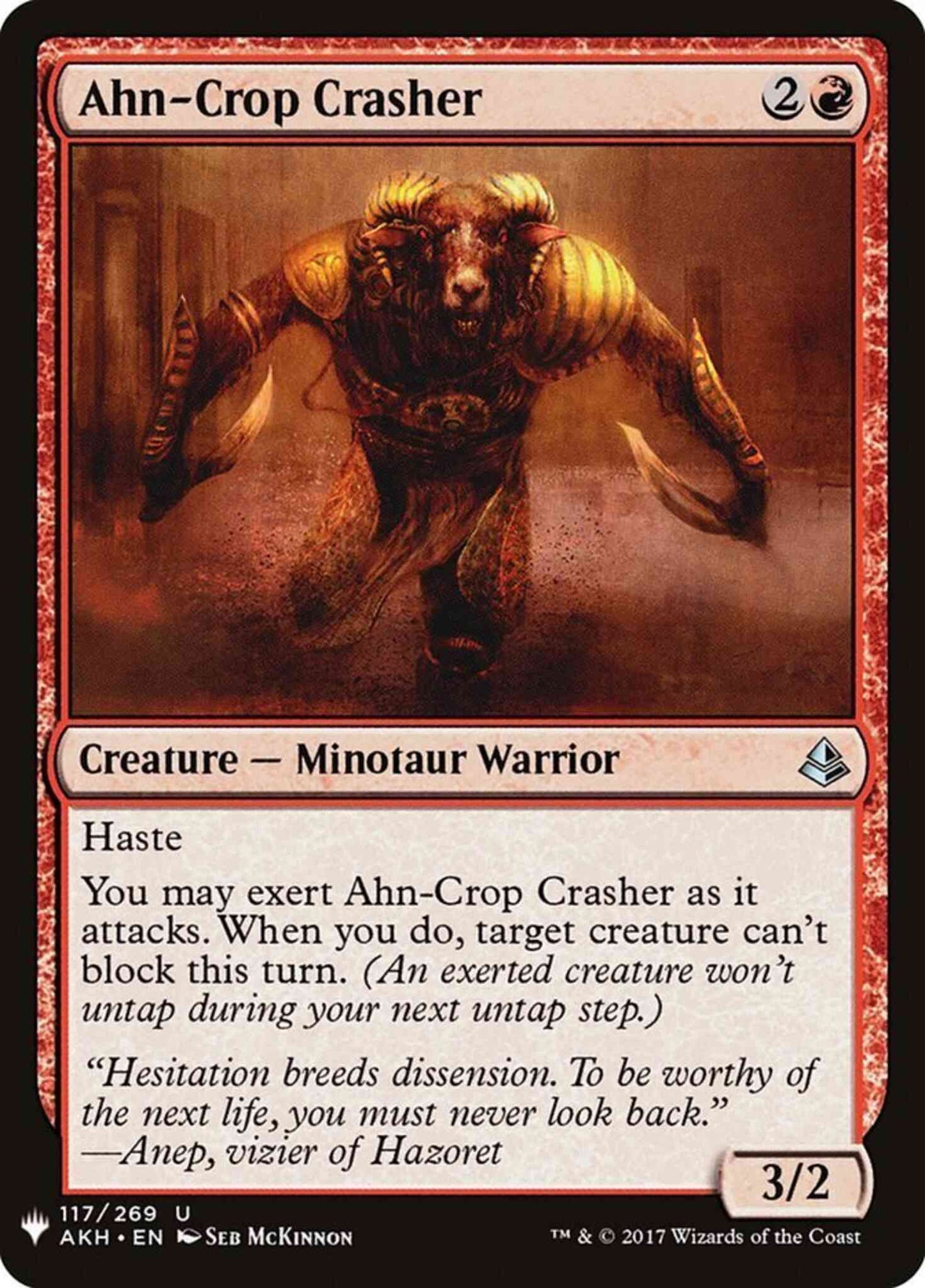 Ahn-Crop Crasher [AKH-117] [The List] [Non-Foil]