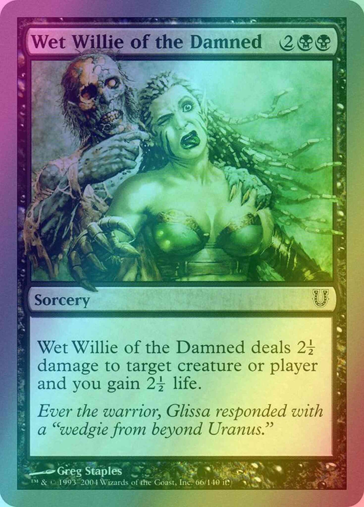 Wet Willie of the Damned [66] [Unhinged] [Foil]