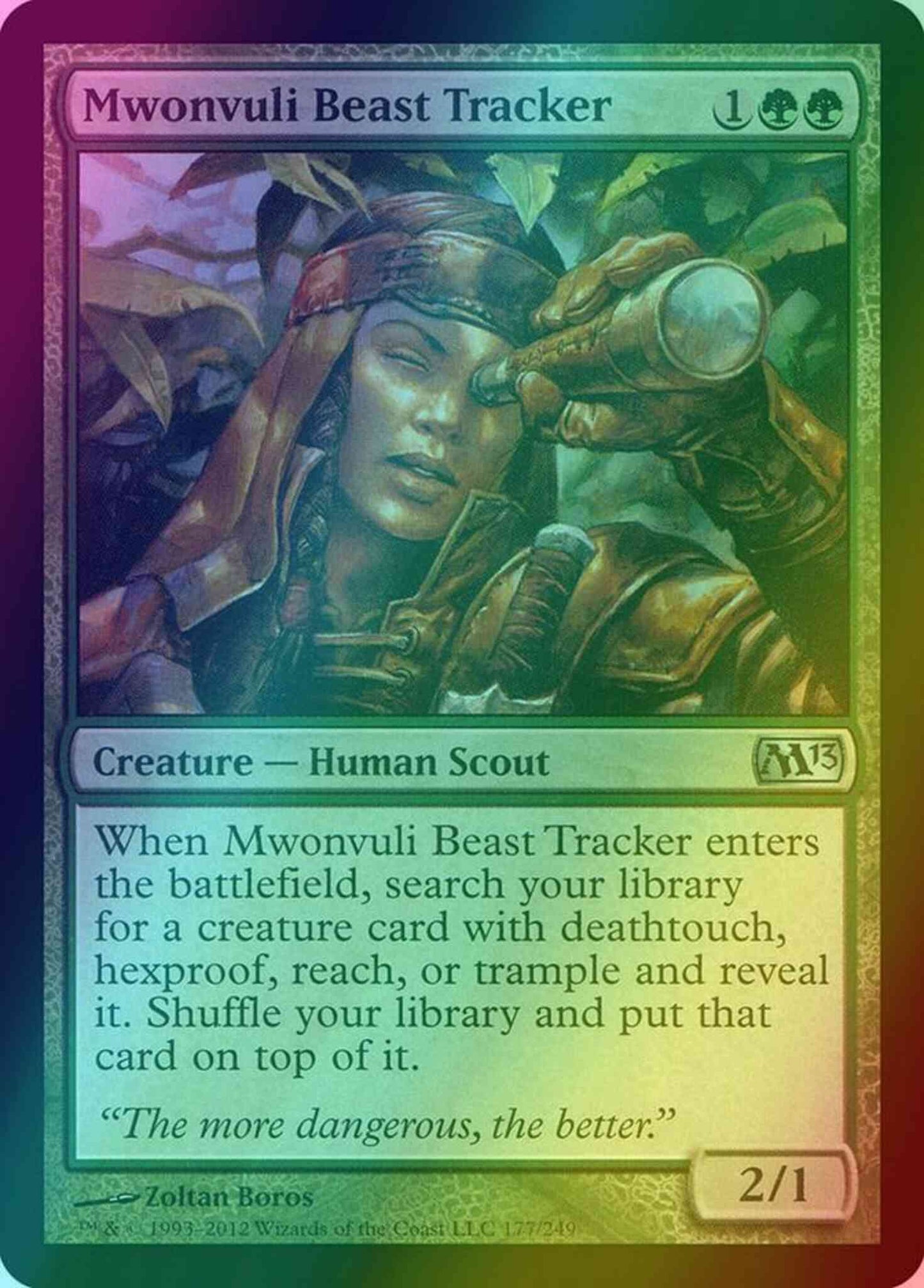 Mwonvuli Beast Tracker [177] [Magic 2013] [Foil]