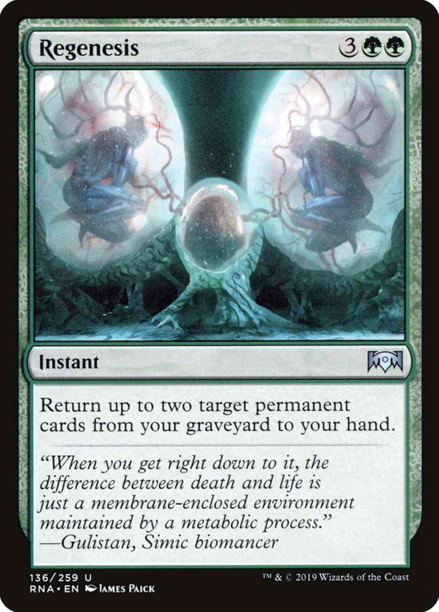 Regenesis [136] [Ravnica Allegiance] [Non-Foil]
