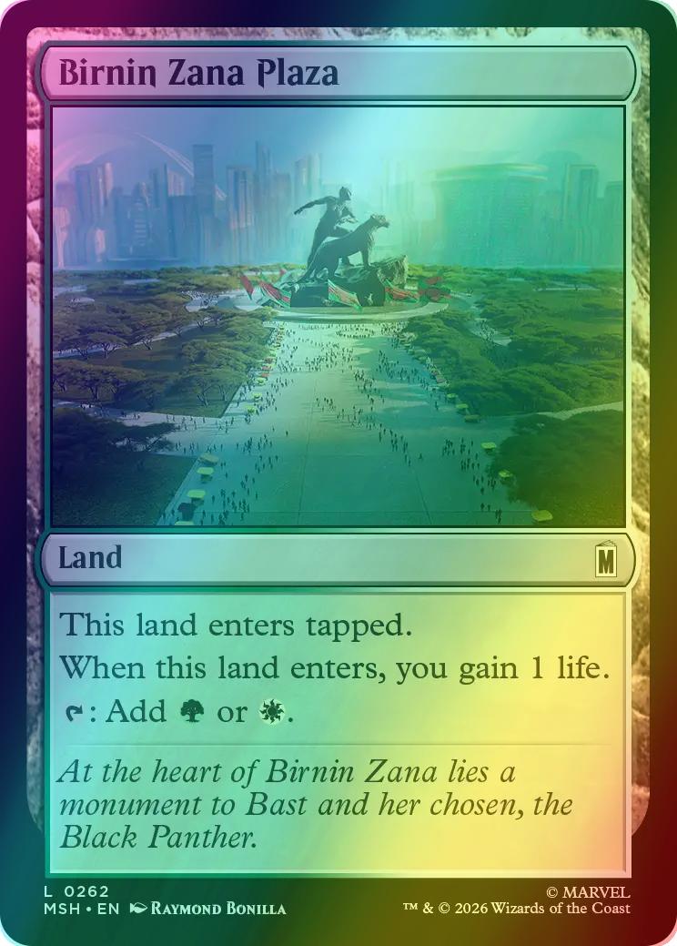 Birnin Zana Plaza [262] [Marvel Super Heroes] [Foil]