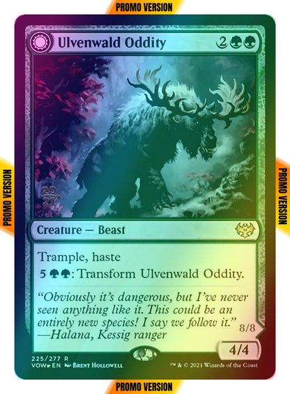 Ulvenwald Oddity // Ulvenwald Behemoth [Prerelease] [225s] [Innistrad: Crimson Vow: Promos] [Foil]