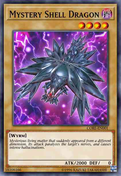 Mystery Shell Dragon - CORE-EN001 - Common - 1st Edition