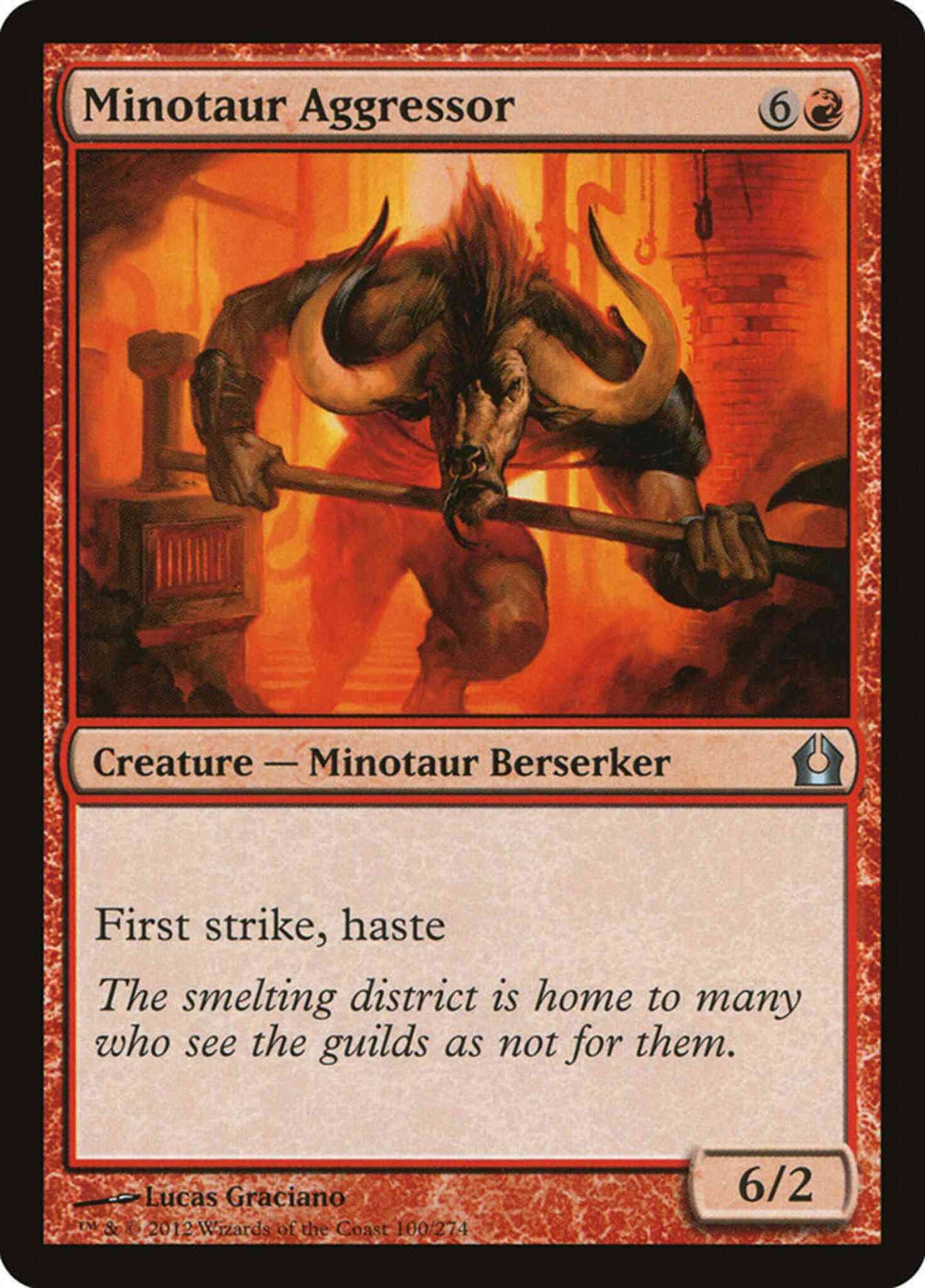 Minotaur Aggressor [100] [Return To Ravnica] [Non-Foil]
