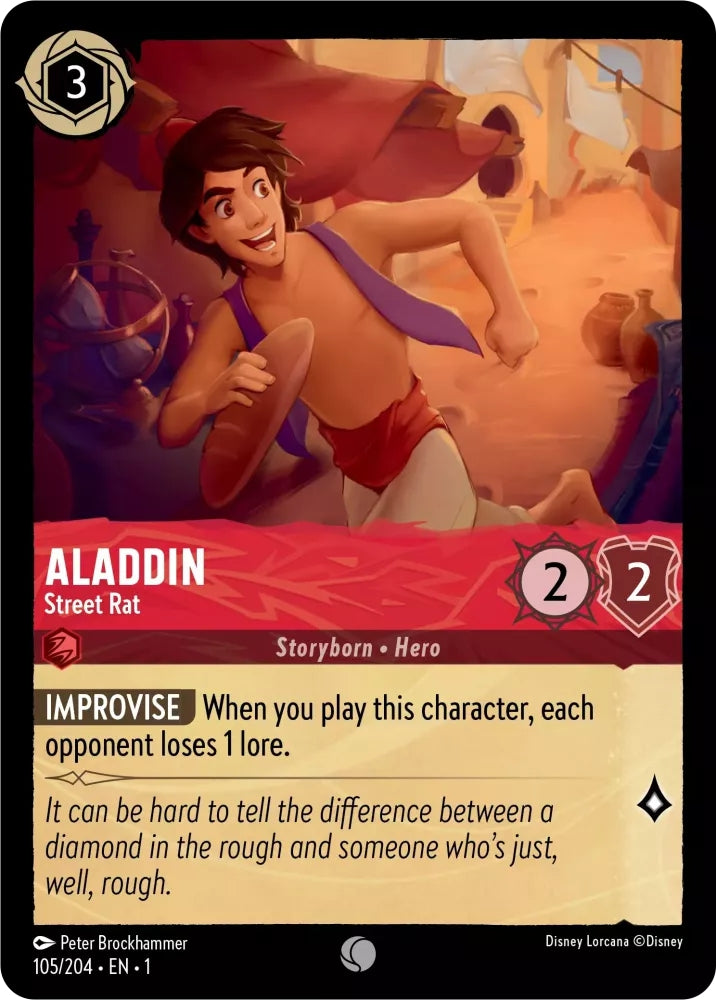 Aladdin - Street Rat - 105/204 [The First Chapter] [Non-Foil]