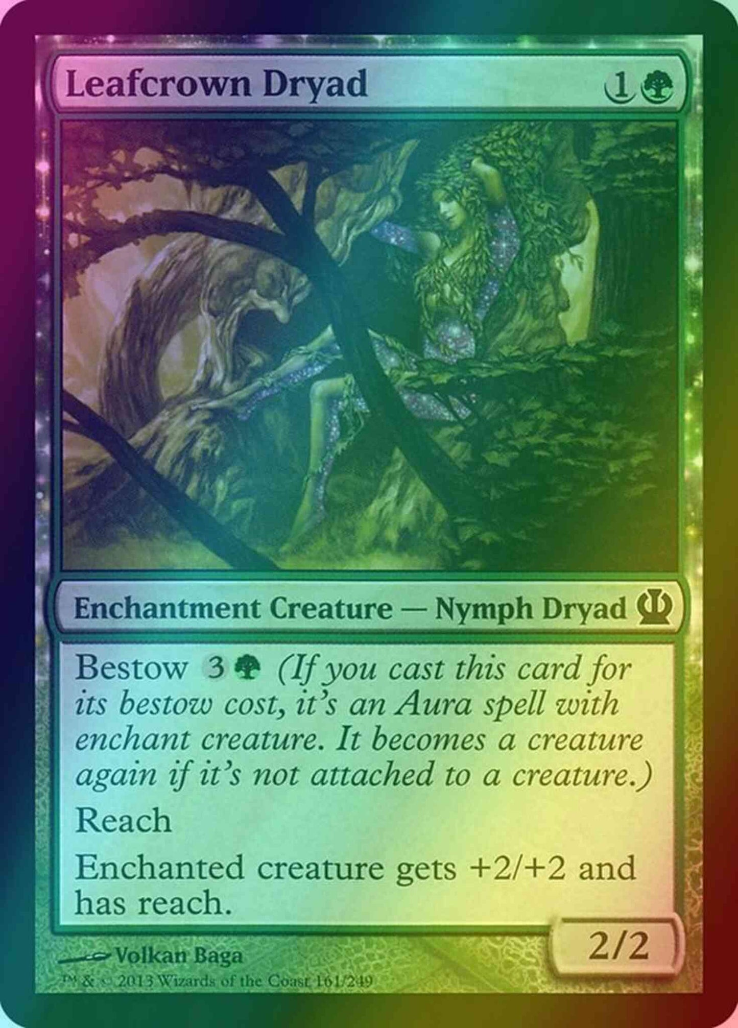 Leafcrown Dryad [161] [Theros] [Foil]