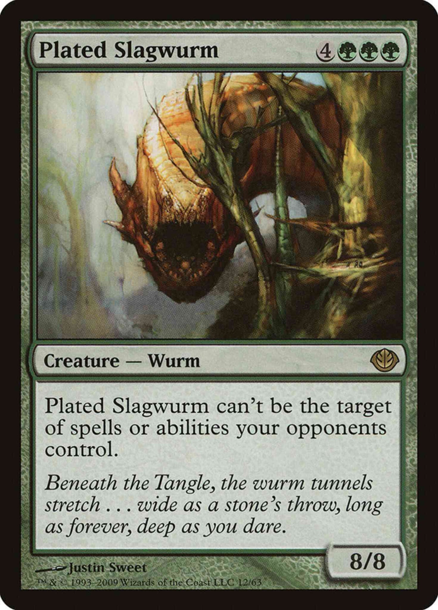 Plated Slagwurm [12] [Duel Decks: Garruk vs. Liliana] [Non-Foil]