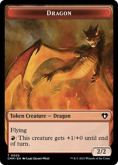 Dragon Token (20) // Treasure Token (48) [Commander Masters: Tokens] [Non-Foil]